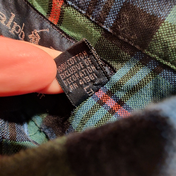 Ralph Lauren Men's M Green and Blue Plaid Button Down Shirt, Classic Fit - Picture 6 of 6